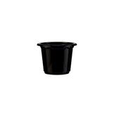 PET Black Base Portion Cup with Lid - hotpackwebstore.com - Portion Cups